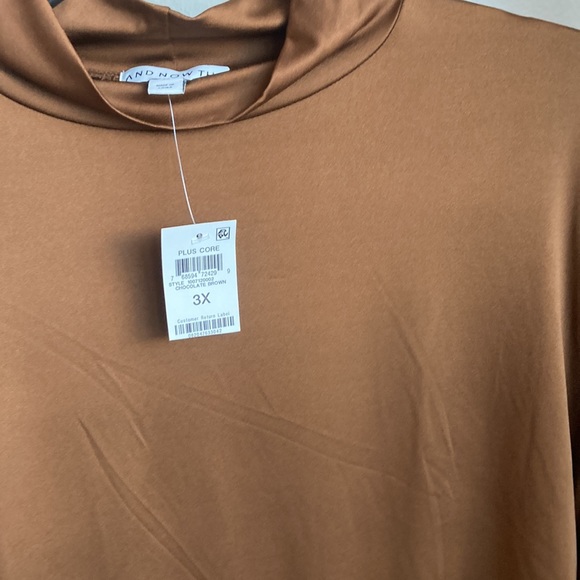 3X Brown bodysuit by Macy’s - Picture 3 of 3